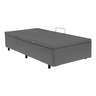Cama Box Solteiro Baú Suede Cinza – 88x188x35 - 1