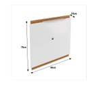 Ver mais imagens de Painel para Tv até 40 Polegadas Fit 90cm - Vianossa - Branco e Cedro