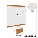 Ver imagem 6 de Painel para Tv até 40 Polegadas Fit 90cm - Vianossa - Branco e Cedro