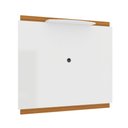 Ver imagem 4 de Painel para Tv até 40 Polegadas Fit 90cm - Vianossa - Branco e Cedro