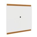 Ver imagem 3 de Painel para Tv até 40 Polegadas Fit 90cm - Vianossa - Branco e Cedro