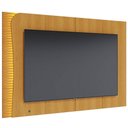 Ver imagem 7 de Painel para TV 65 Polegadas com LED Ripado 216cm Salerno C04 Naturale - Lyam Decor