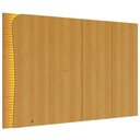 Ver imagem 6 de Painel para TV 65 Polegadas com LED Ripado 216cm Salerno C04 Naturale - Lyam Decor