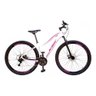 Bicicleta Aro 29 Ksw Mwza Feminina 24v Freio a Disco Suspensão Mountain Bike Alumínio Branco-pink- - 1