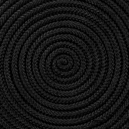 Conjunto Cancún - Alumínio Pintado Preto, Corda Náutica - Preto - 6