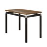 Conjunto Mesa de Jantar Tubular com 4 Cadeiras Malva Tampo Bp 91x68cm 151 Preto Fosco Assento Imbuia - 5
