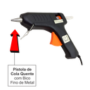 Ver imagem 2 de Pistola Maquina de Cola Quente Silicone 10-40w Bivolt Potente Aplicador