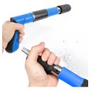 Ver imagem 6 de Rebitadeira de Fixação Pregos Rebites Manual 20 Rebites