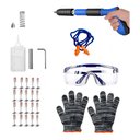 Ver imagem 3 de Rebitadeira de Fixação Pregos Rebites Manual 20 Rebites