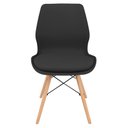 Ver imagem 3 de Kit 2 Cadeiras Charles Eames Eiffel Rubi Sili Eiffel - Preto