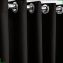 Ver imagem 2 de Cortina para Provador de Loja Tecido Blackout 1,40x1,80:preto