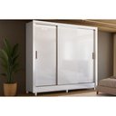 Ver imagem 1 de Guarda Roupas 3 Portas de Correr França Branco - Santos Andirá