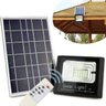Refletor Solar Led 60w Painel Placa Recarregável Fotocélula Controle - 2