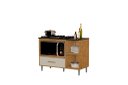 Ver imagem 2 de Balcão Armário para Cooktop Co com Nicho para Forno Cor Ipê / Off White