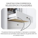 Ver imagem 4 de Guarda Roupa Solteiro Toledo e Cômoda Seul Neve - Novo Horizonte
