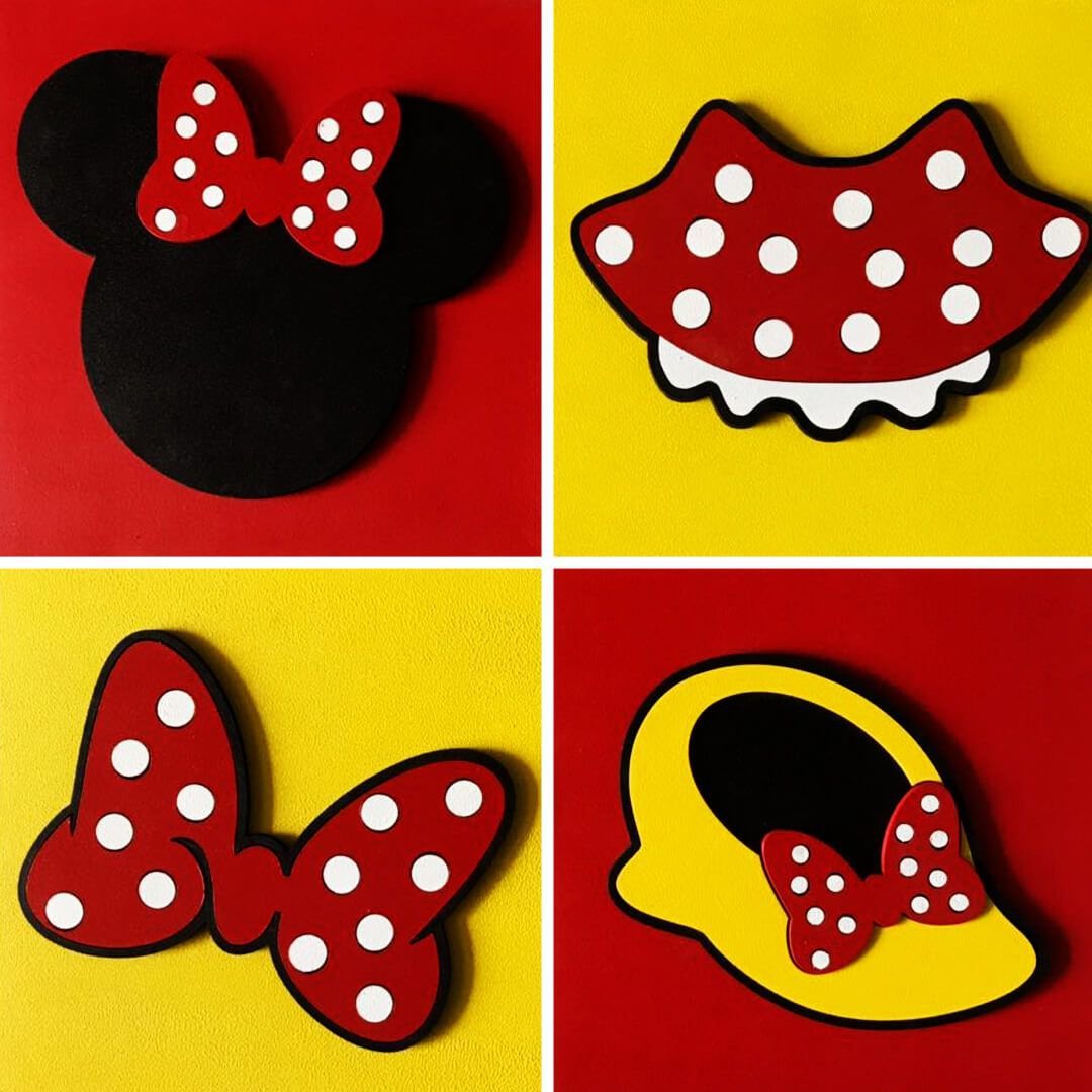 Conjunto Quadros da Minnie Woodhead