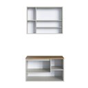 Ver imagem 3 de Conjunto para Banheiro 80cm com Gabinete Suspenso e Espelheira Barcelona Art In Móveis