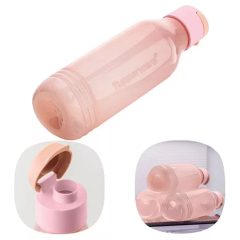 Garrafa Tupperware Eco Tupper Triangular Plus 750ml Rosa Garrafa Tupperware Eco Tupper Triangular Pl