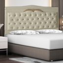 Ver imagem 2 de Cabeceira de Cama Box Helena Casal 140 Cm Capitonê Retro Botão Encapados Suede Porcelana Eli Mó
