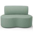 Ver imagem 5 de Sofá 2 Lugares 140cm Orgânico para Sala de Estar Living Larissa L02 Linho Menta - Lyam Decor