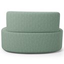 Ver mais imagens de Sofá 2 Lugares 140cm Orgânico para Sala de Estar Living Larissa L02 Linho Menta - Lyam Decor