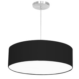 Lustre Cupula Pendente Dome 50x15cm Magnífico Preto - 2