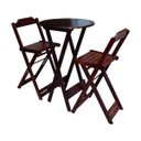 Ver imagem 1 de Jogo de Bistrô com 2 Banquetas Imbuia