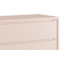 Ver imagem 4 de Cômoda Gaveteiro Classic New Rosa Fosco com Madeira - Reller