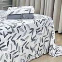 Ver imagem 3 de Kit de Lençol Queen 4 Peças Micro Percal 400 Fios - Toque de Pêssego Eduarda