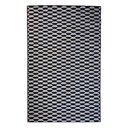 Ver imagem 2 de Tapete Sala Geométrico Colmeia 200x250 Cm Preto Lavável Fino