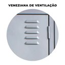 Ver imagem 3 de Armário Roupeiro de Aço 5 Portas para Vestiário Academia Locker Cinza