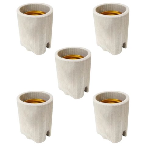 Bocal Soquete de Porcelana Borne Embutido E27 | Utilimix | 05 Un