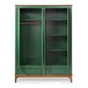 Ver imagem 2 de Guarda-roupa Rústico 4 Portas e 2 Gavetas - Madeira Maciça e Mdf - Cor: Verde