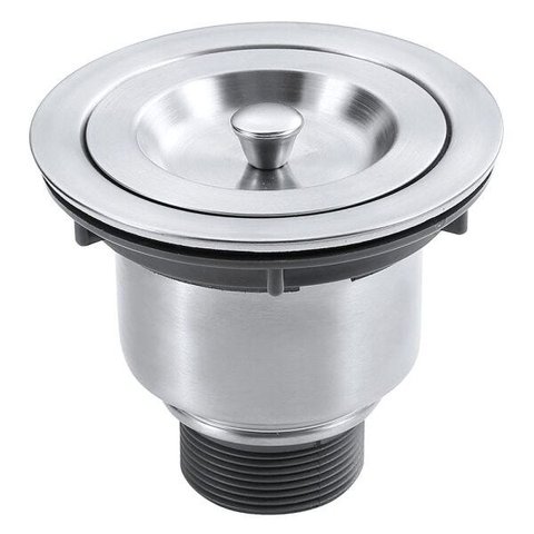 Válvula Escoamento para Pia de Cozinha Inox com Cesto 4 1/2 Are-V114-01-Ae