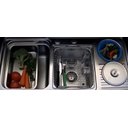 Ver imagem 3 de Cuba Inox C/lixeira E Triturador Debacco 20229 92,5x45x23