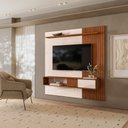 Ver imagem 5 de Home para Sala Painel TV Ripado Rack Suspenso 181cm