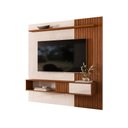 Ver imagem 2 de Home para Sala Painel TV Ripado Rack Suspenso 181cm