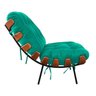 Poltrona Costela Suede Verde Tiffany - D'Rossi - 3