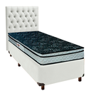 Ver imagem 1 de Kit Cabeceira + Cama Box + Colchão Solteiro D28 Conforto Paropas