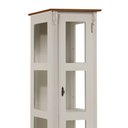 Ver imagem 2 de Cristaleira 1 Porta e Laterais em Vidro 2 Prateleiras 60111 Linz Móveis - Off White/Imbuia Glazer