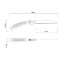 Ver imagem 4 de Serrote de Poda Profissional Dobrável 8 / 210 Mm Tramontina em Aço com Cabo Plástico Tramontina