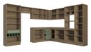 Ver imagem 5 de Armário de Cozinha Modulada Completa de Canto 13 Peças 3,39x2,98m 237 Botanic Kappesberg