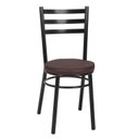 Ver imagem 3 de Conjunto 2 Cadeiras para Sala de Jantar Debrum Preto/Marrom
