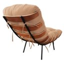 Ver imagem 4 de Poltrona Costela Suede Caramelo Sisal - D'rossi