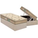 Ver imagem 4 de Cama Box Baú Casal: Colchão Espuma D45 Polar Pérola Fort + Base Crc Suede Clean(138x188)