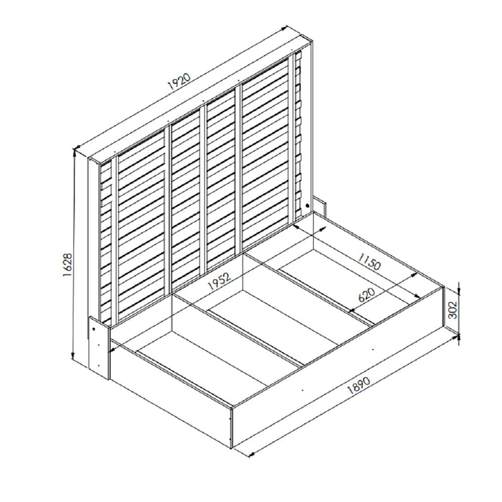 Cama Box Articulável Casal 140 Istambul ART Montana - 5