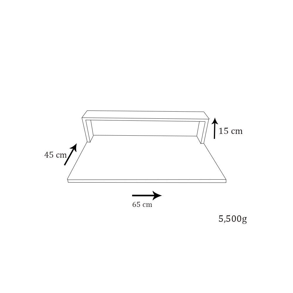 Mesa Suspensa Para Notebook Natural Em Mdf - 5