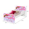 Conjunto Cama Infantil Chuva de Amor com Colchão e Proteção Lateral - Dullar Móveis - 3