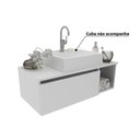 Ver imagem 4 de Gabinete para Banheiro com 1 Porta - Branco