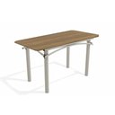 Ver imagem 1 de Mesa para Cozinha Elba com Tampo 1.60cm Niquel Nogueira Kappesberg